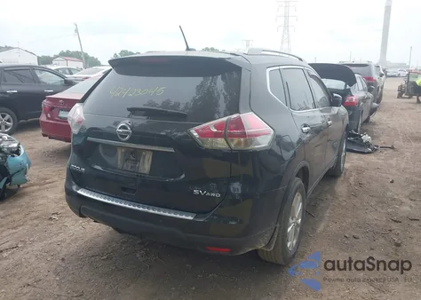 2016 Nissan Rogue Sv из США, поврежденный, VIN 5N1AT2MV0GC797531